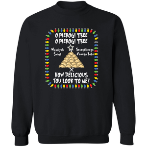 O Pierogi Tree Sweatshirt - How Delicious You Look To Me - Black / S - Polish Shirt Store