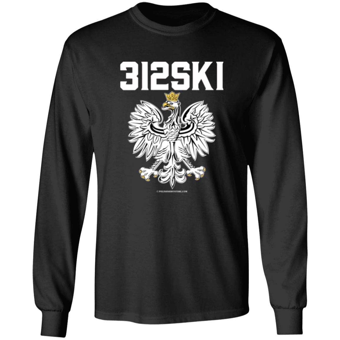 312SKI Apparel CustomCat G240 LS Ultra Cotton T-Shirt Black S
