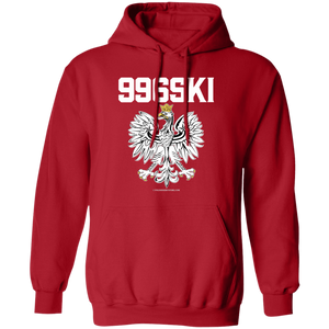 996SKI - G185 Pullover Hoodie / Red / S - Polish Shirt Store