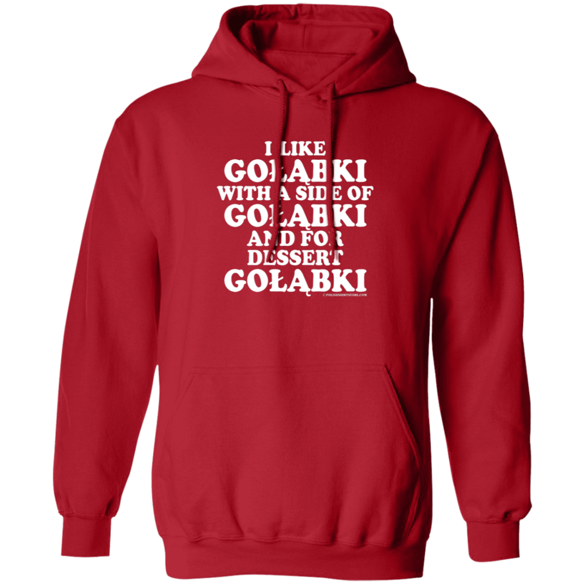 Golabki With A Side Of Golabki Apparel CustomCat G185 Pullover Hoodie Red S