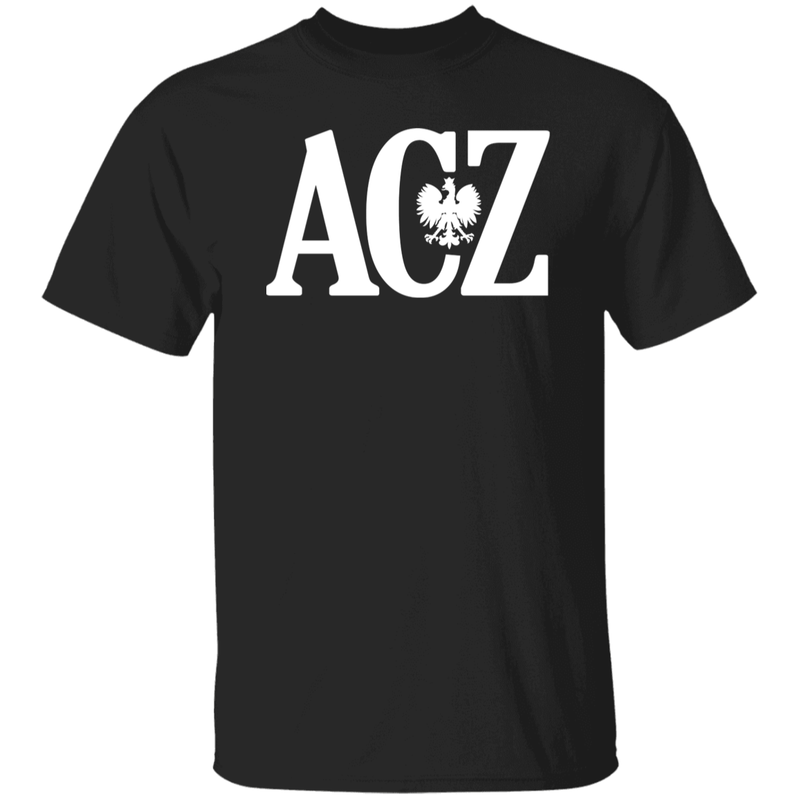 Polish Surname Ending in ACZ Apparel CustomCat G500 5.3 oz. T-Shirt Black S