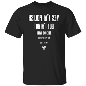 Polish Eye Chart - G500 5.3 oz. T-Shirt / Black / S - Polish Shirt Store
