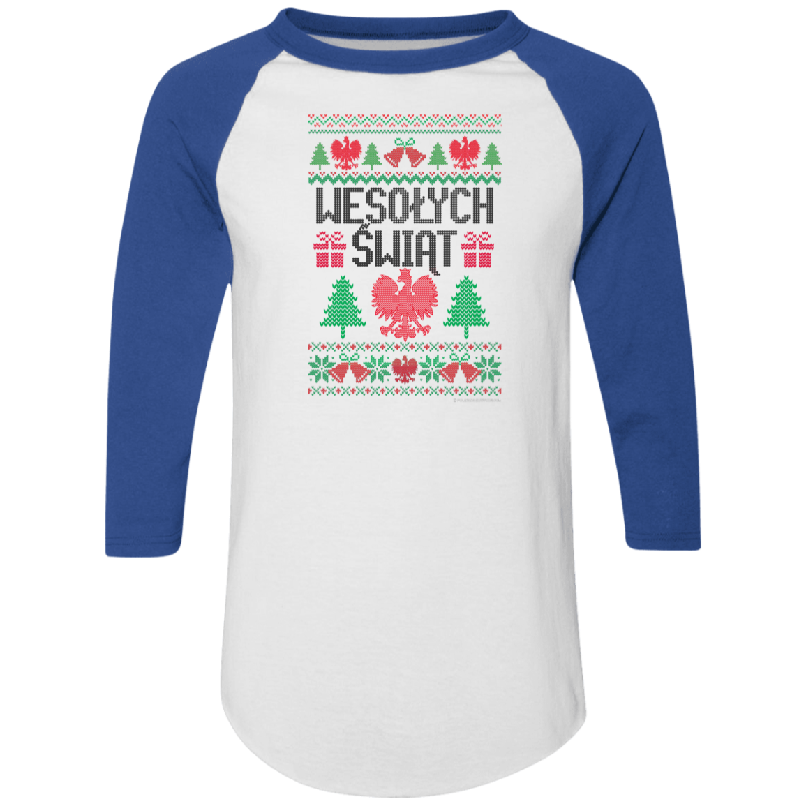 Wesolych Swiat Christmas Raglan