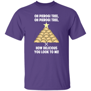 Pierogi Tree T-Shirt - The Original - Purple / S - Polish Shirt Store