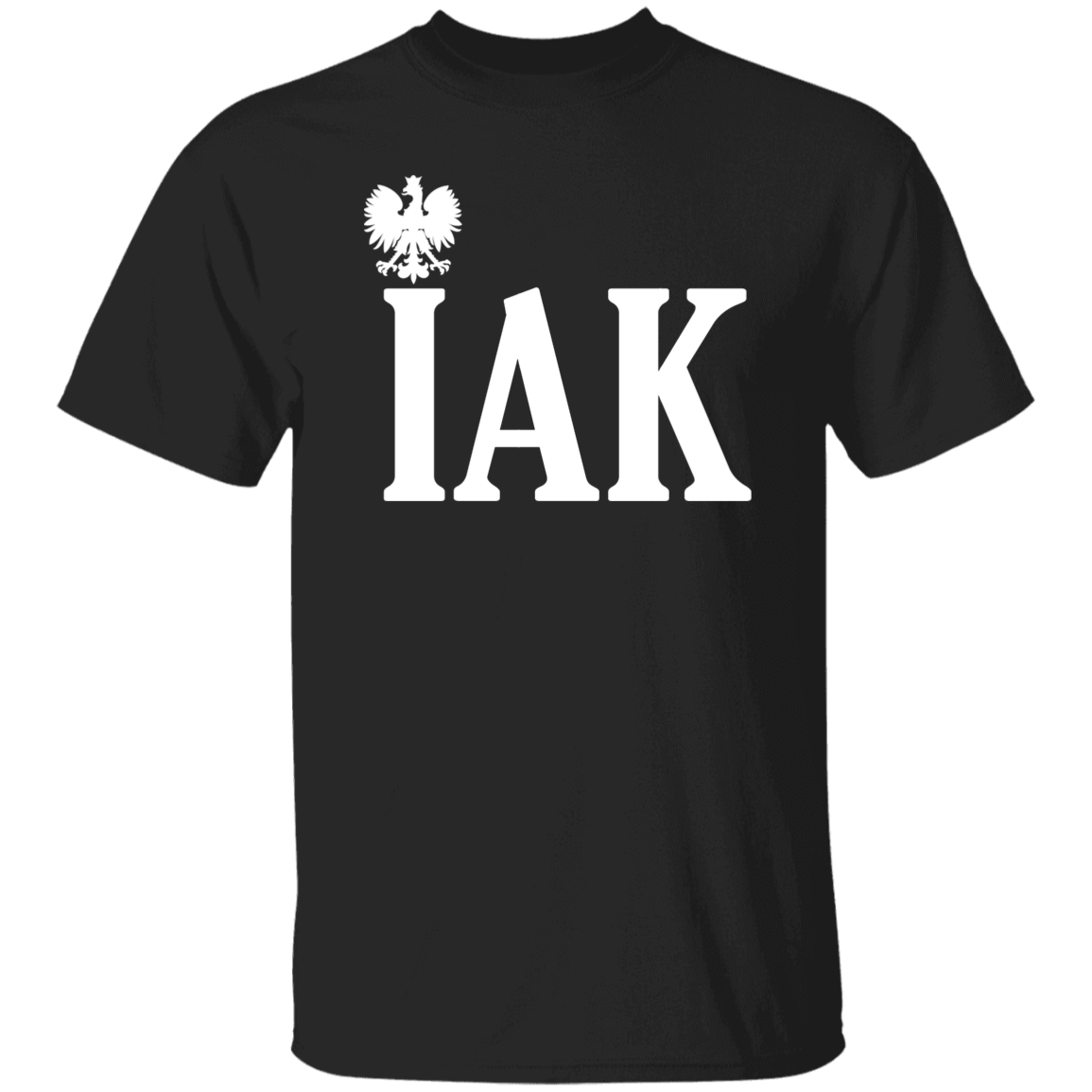 IAK Polish Surname Ending Apparel CustomCat G500 5.3 oz. T-Shirt Black S