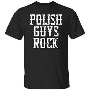 Polish Guys Rock T-Shirt - Black / S - Polish Shirt Store
