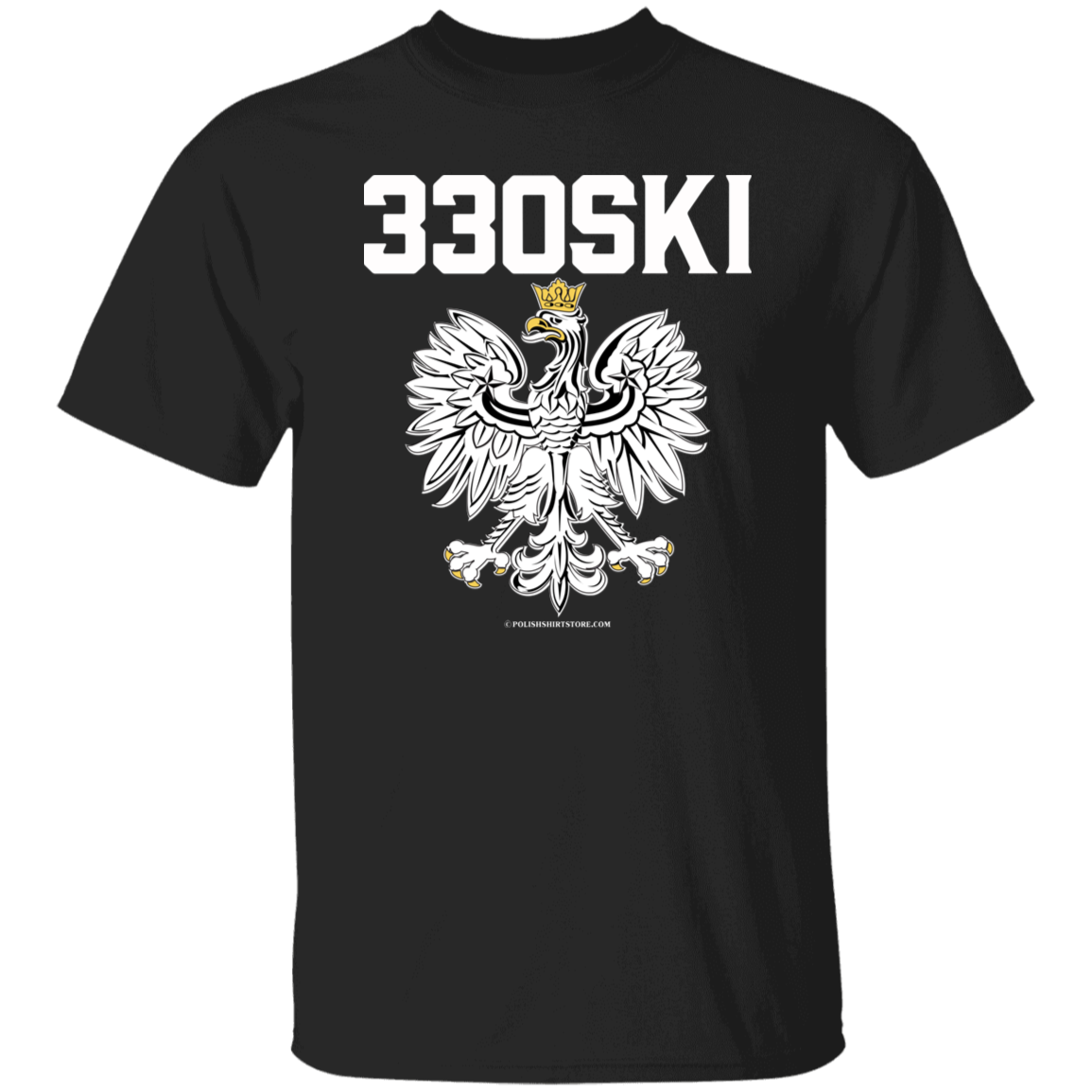 330SKI Apparel CustomCat G500 5.3 oz. T-Shirt Black S