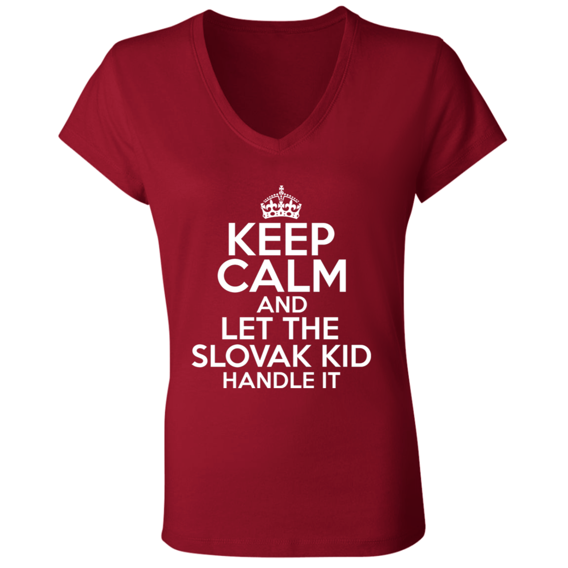 Keep Calm And Let The Slovak Kid Handle It Apparel CustomCat   