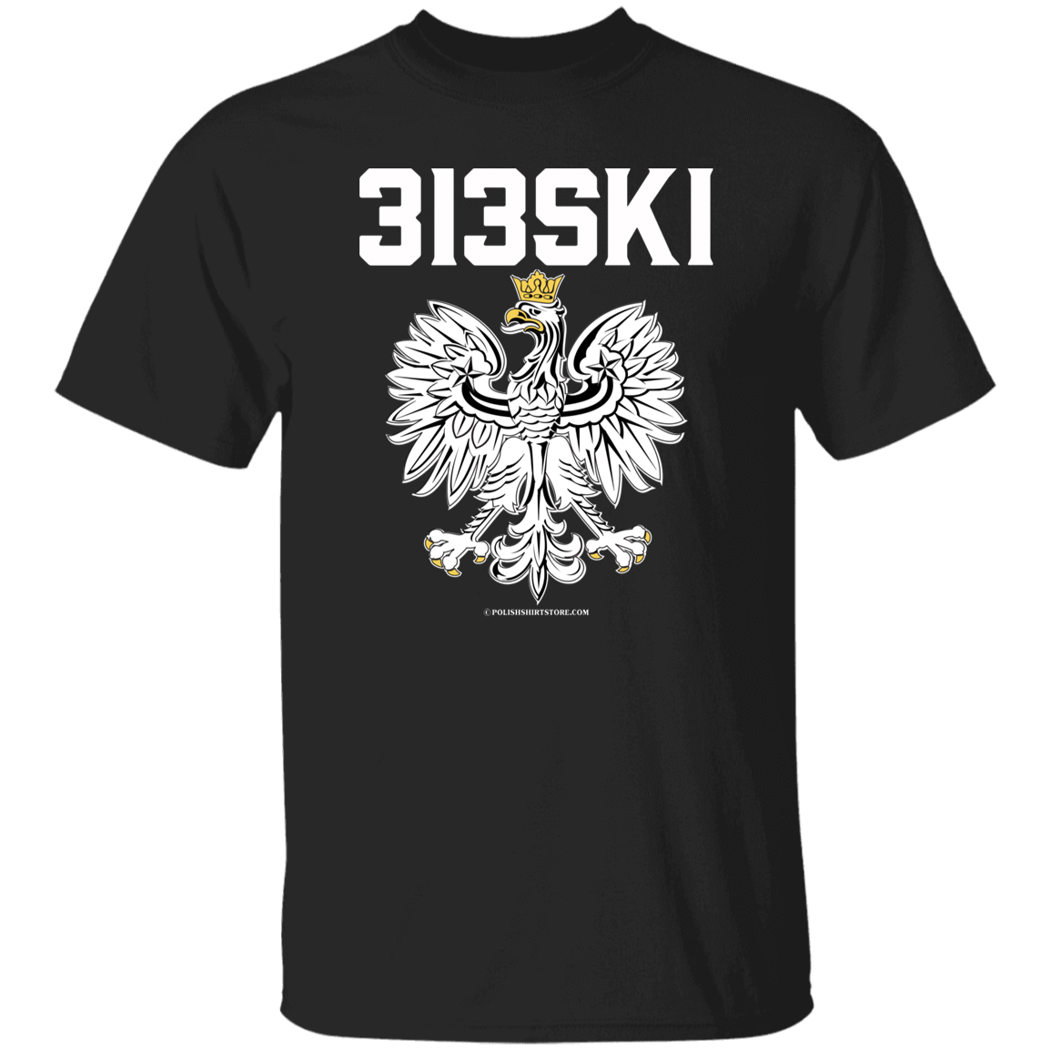 313SKI Apparel CustomCat G500 5.3 oz. T-Shirt Black S