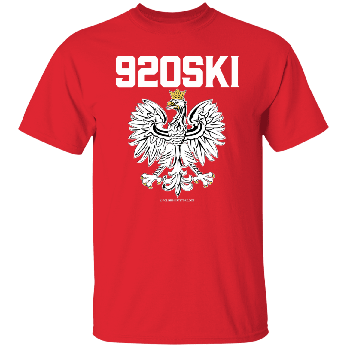 920SKI Apparel CustomCat G500 5.3 oz. T-Shirt Red S