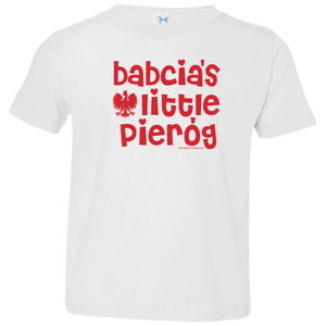 Babcia's Little Pierogi Infant & Toddler T-Shirt - Toddler T-Shirt / White / 2T - Polish Shirt Store