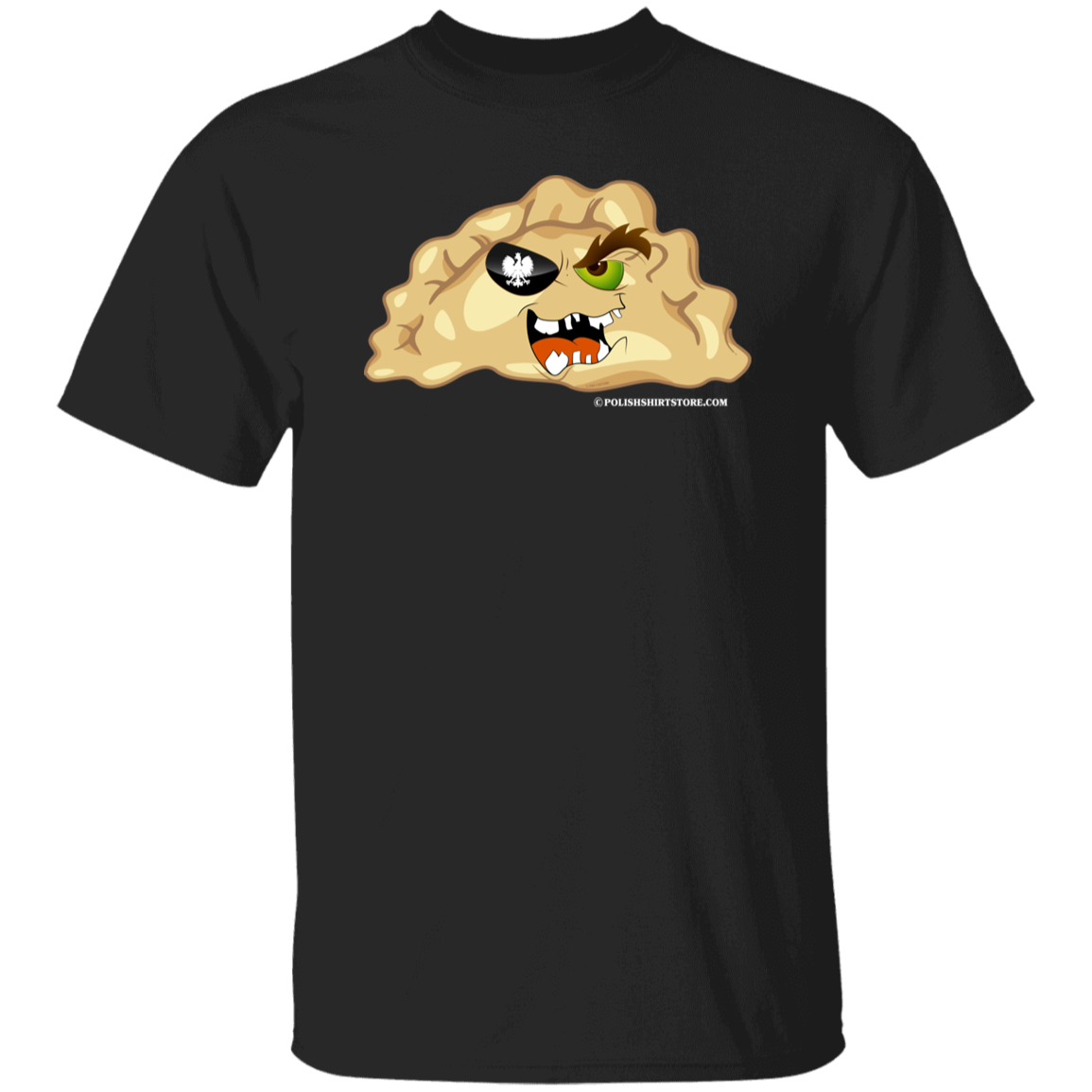 Halloween Pierogi Apparel CustomCat G500 5.3 oz. T-Shirt Black S