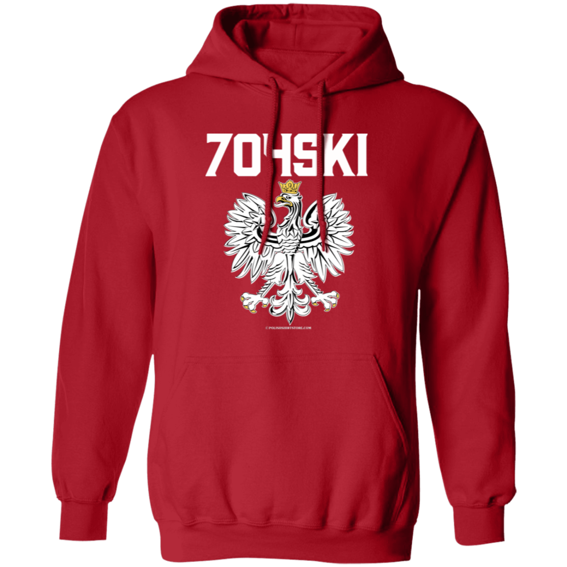 704SKI Apparel CustomCat G185 Pullover Hoodie Red S