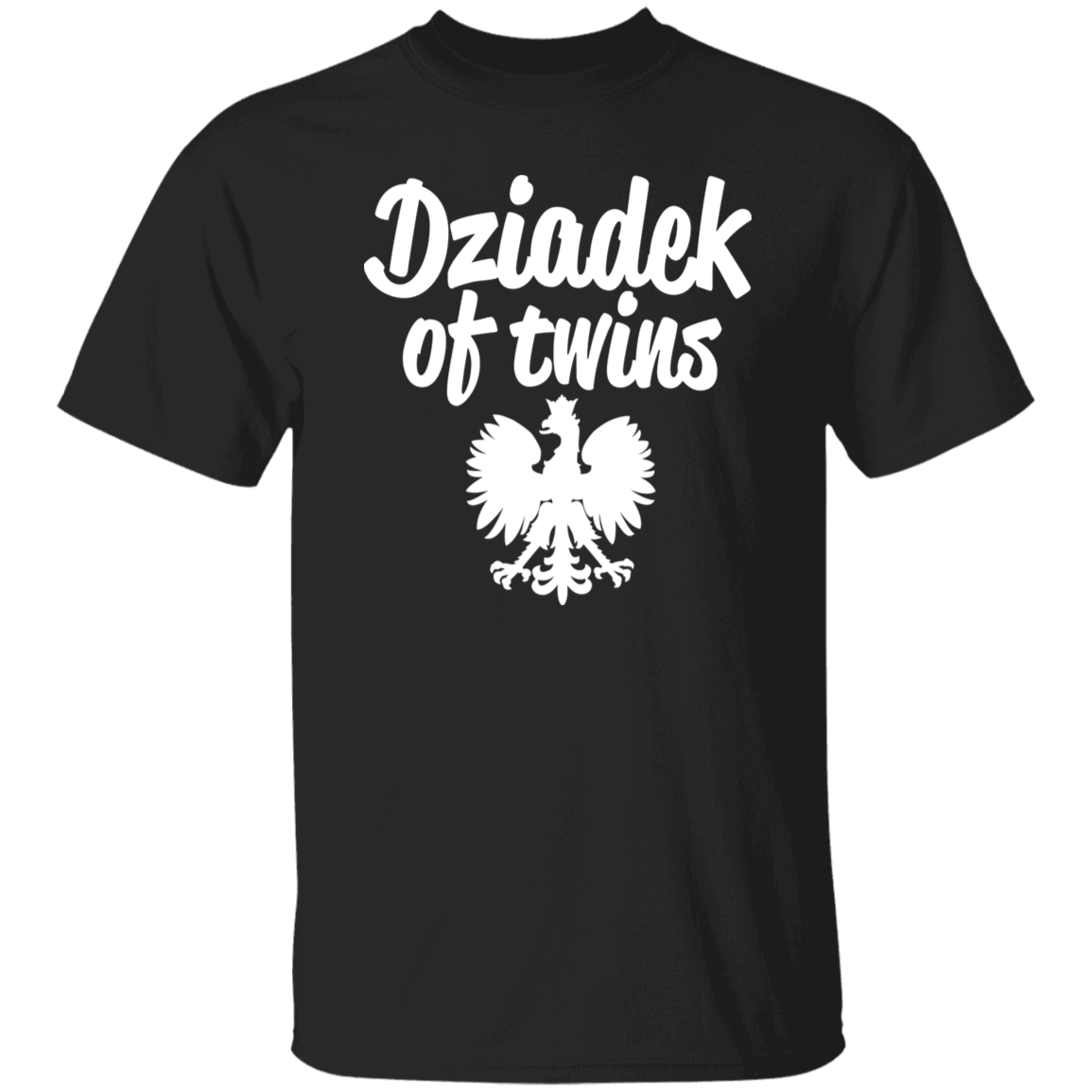 Dziadek of Twins Apparel CustomCat G500 5.3 oz. T-Shirt Black S