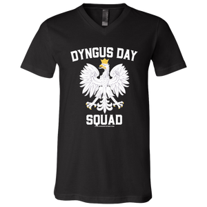 Dyngus Day Squad - 3005 Unisex Jersey SS V-Neck T-Shirt / Black / X-Small - Polish Shirt Store