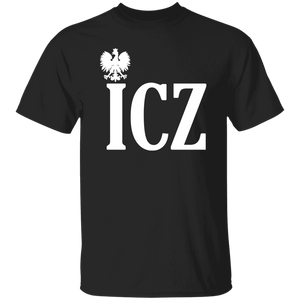 ICZ Polish Surname Ending - G500 5.3 oz. T-Shirt / Black / S - Polish Shirt Store