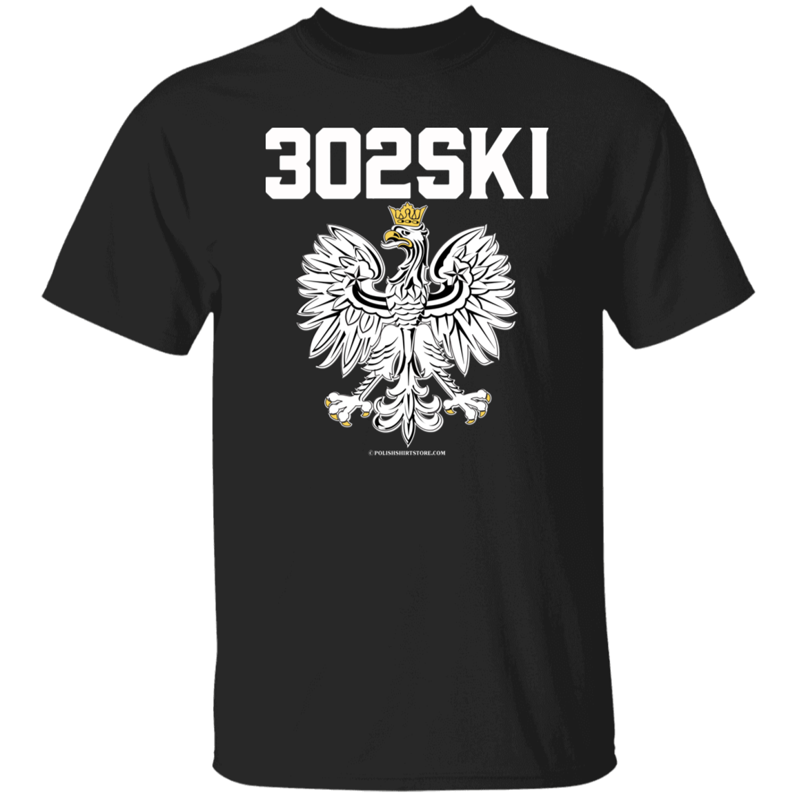 302SKI Apparel CustomCat G500 5.3 oz. T-Shirt Black S