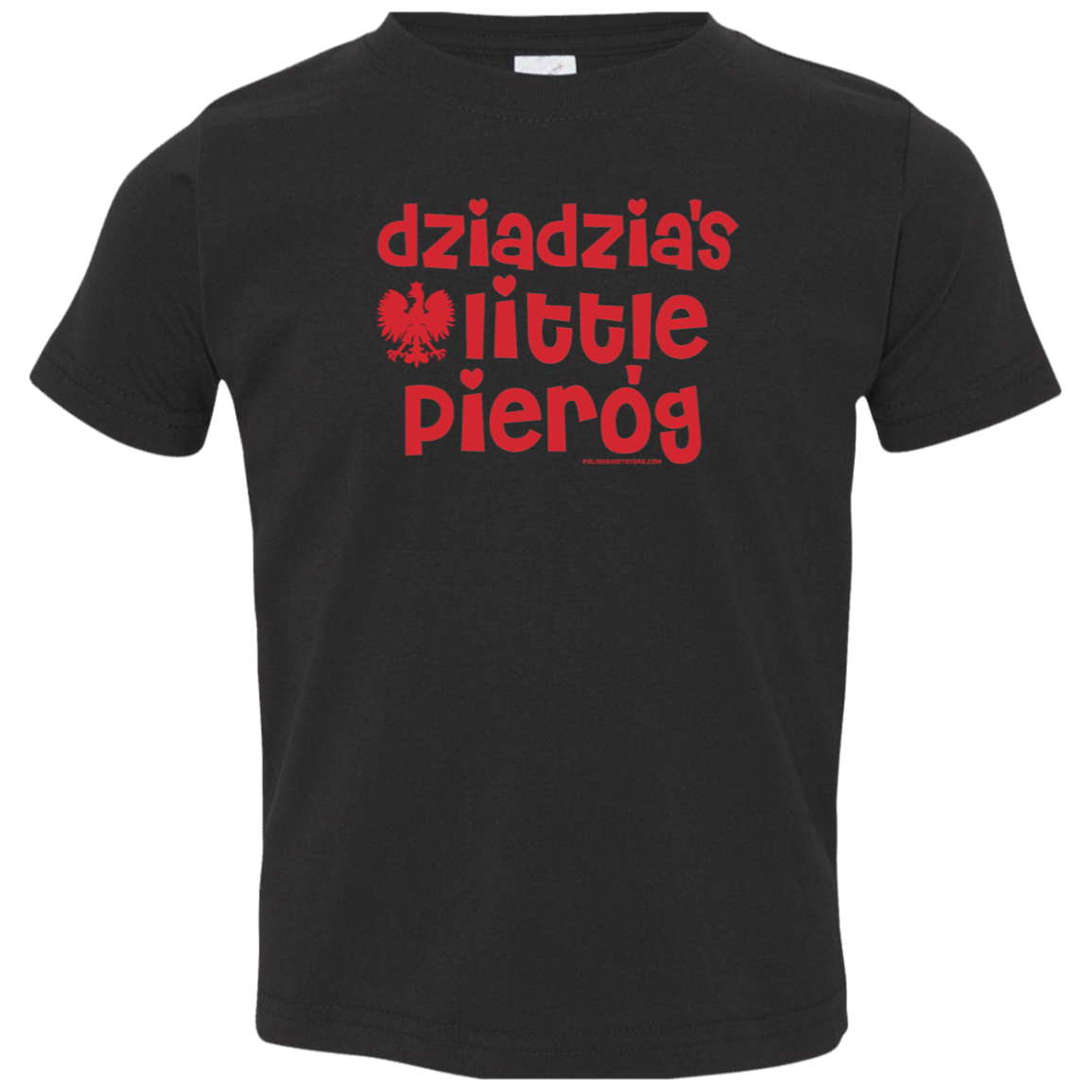 Dziadzia's Little Pierogi Infant & Toddler T-Shirt Apparel CustomCat Toddler T-Shirt Black 2T