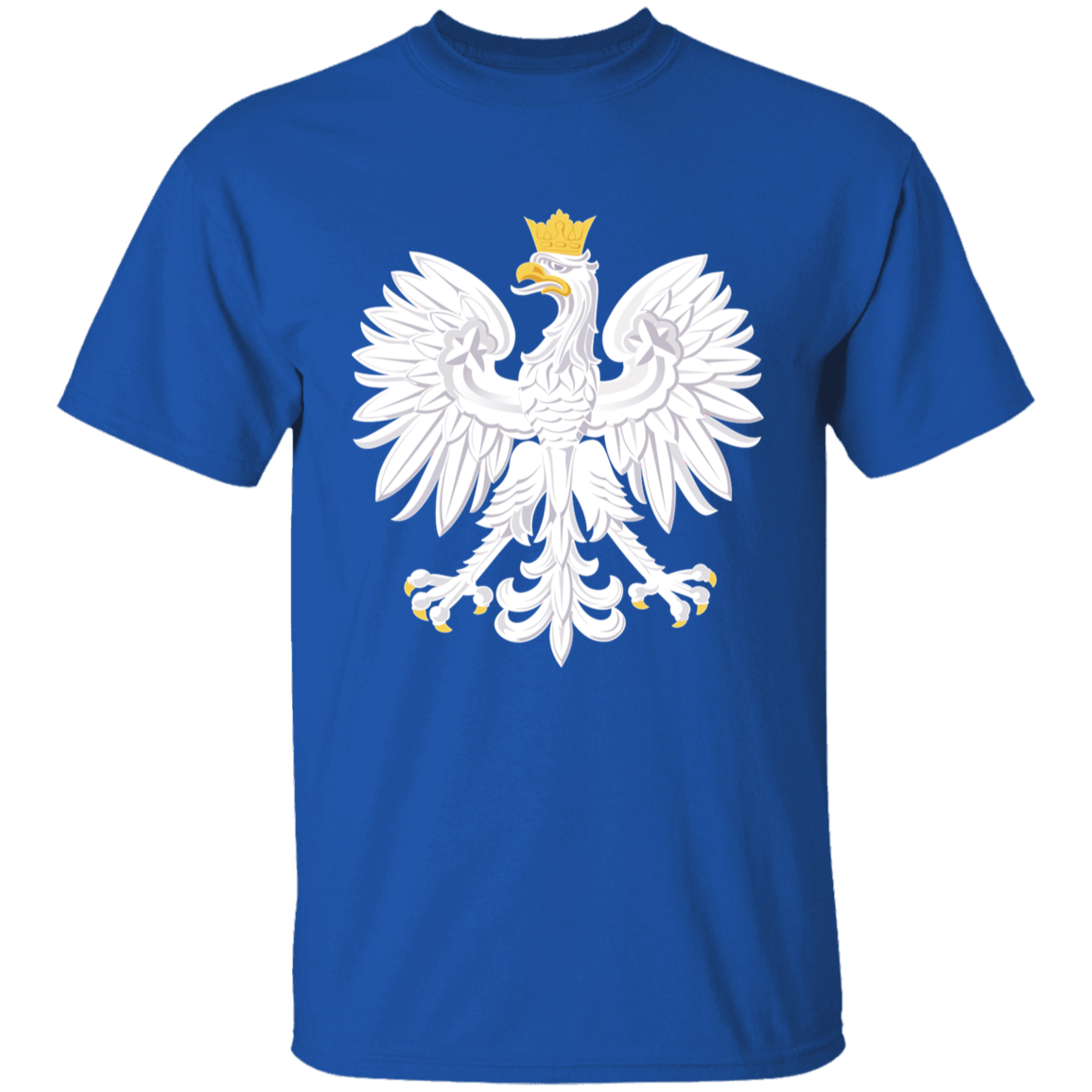 Polish Eagle Youth T-Shirt T-Shirts CustomCat Royal YXS 