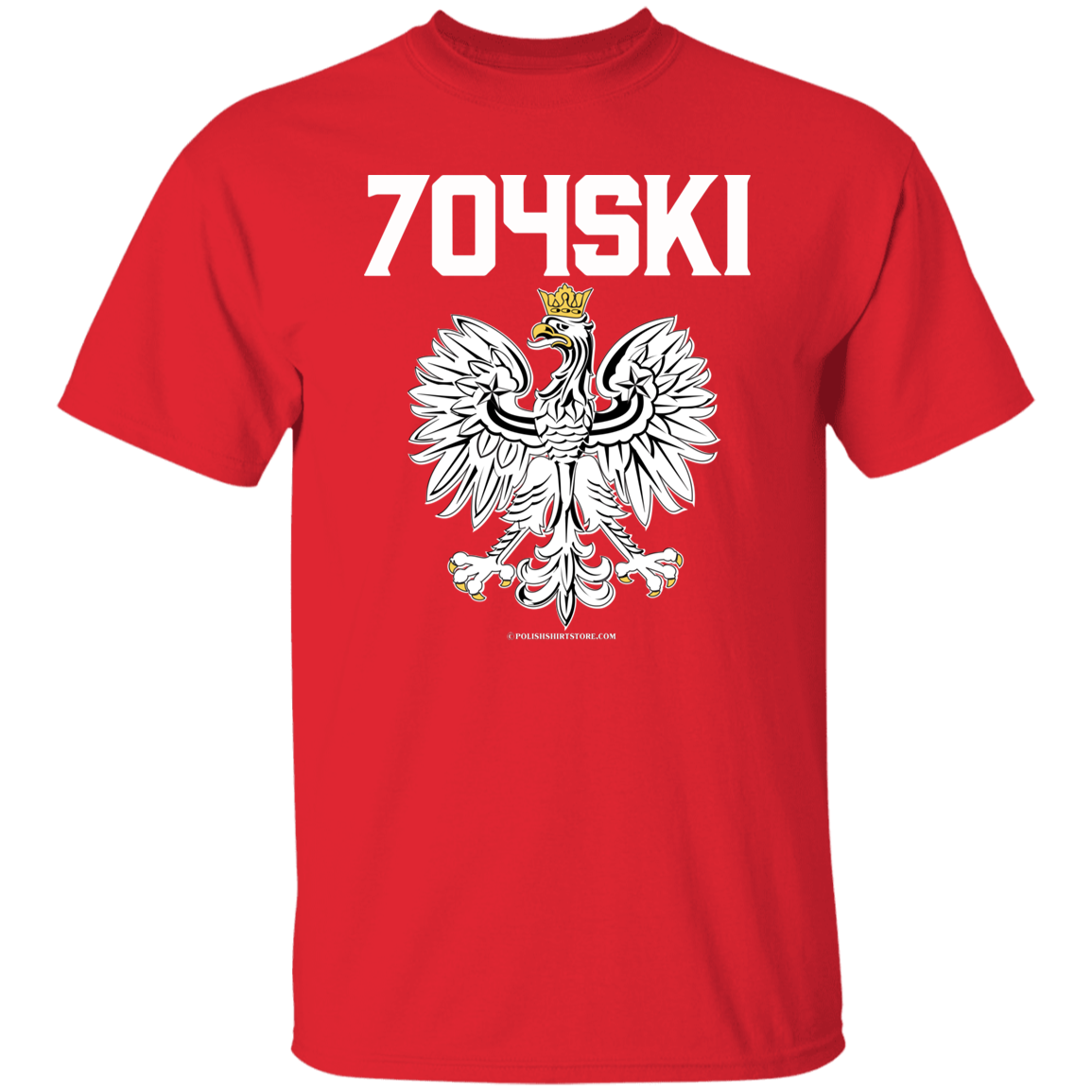 704SKI Apparel CustomCat G500 5.3 oz. T-Shirt Red S