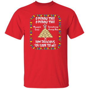 Pierogi Tree Shirt - How Delicious You Look To Me - Red / S - Polish Shirt Store