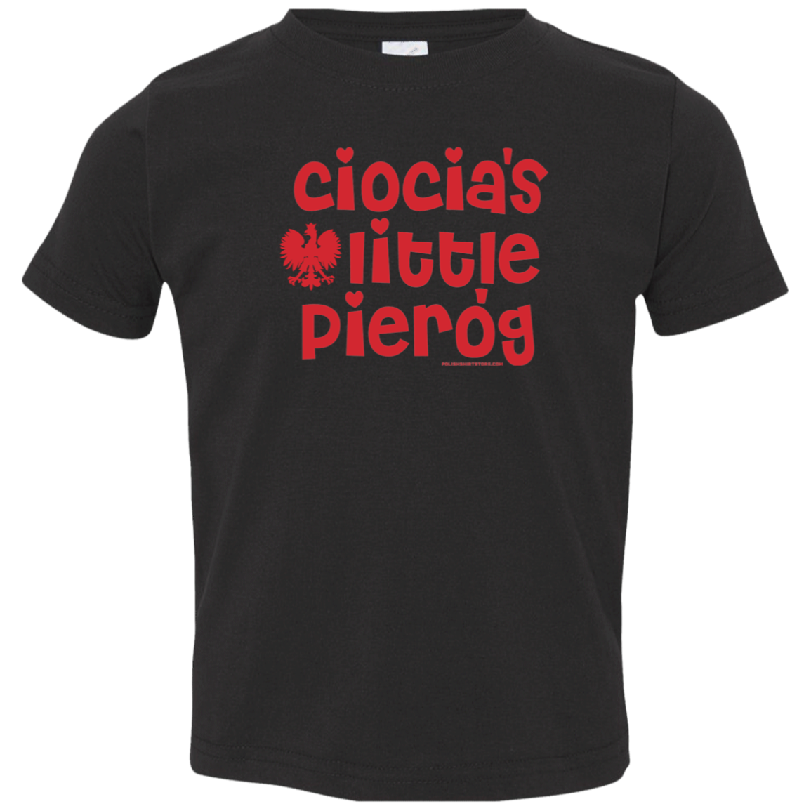 Ciocia&#39;s Little Pierogi Infant &amp; Toddler T-Shirt Apparel CustomCat Toddler T-Shirt Black 2T