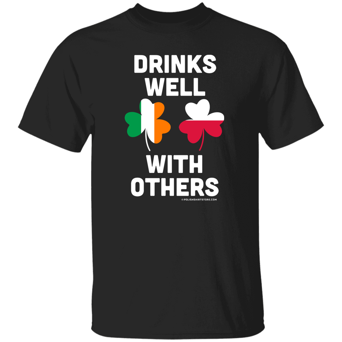 Drinks Well With Others Apparel CustomCat G500 5.3 oz. T-Shirt Black S