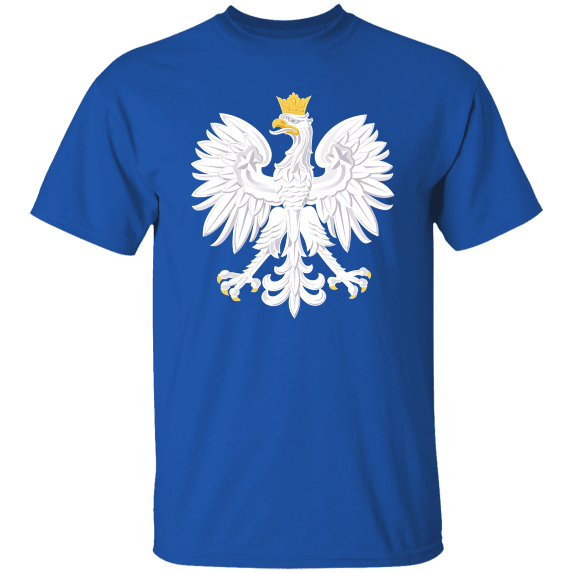 Polish Eagle T-Shirt T-Shirts CustomCat Royal S 
