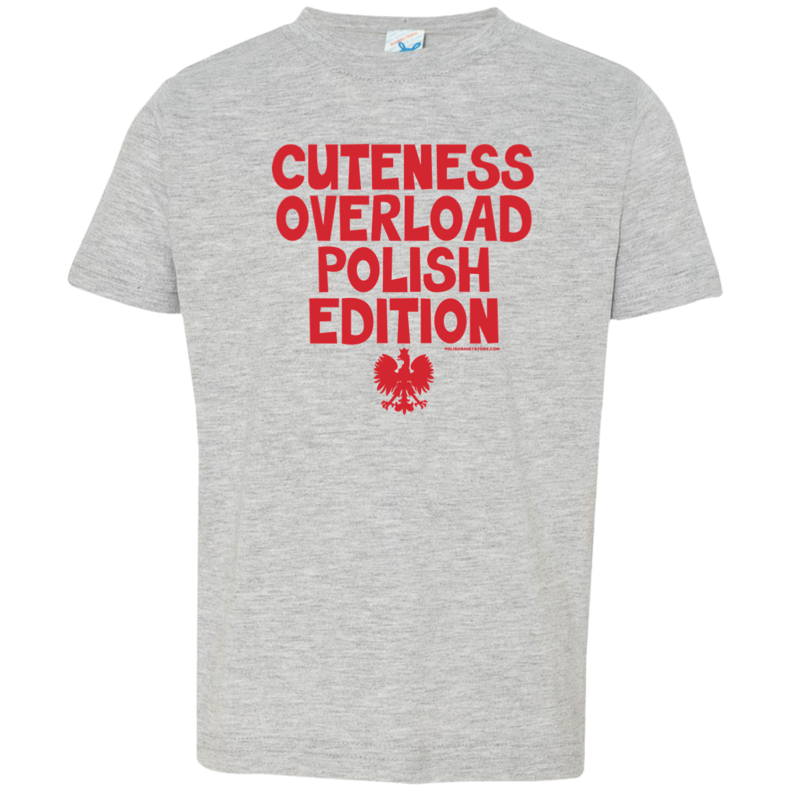 Cuteness Overlaod Polish Edition Infant &amp; Toddler T-Shirt Apparel CustomCat Toddler T-Shirt Heather Grey 2T