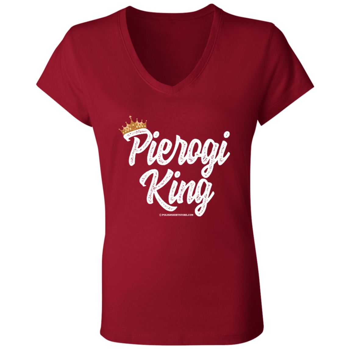 Pierogi King T-Shirt Apparel CustomCat   