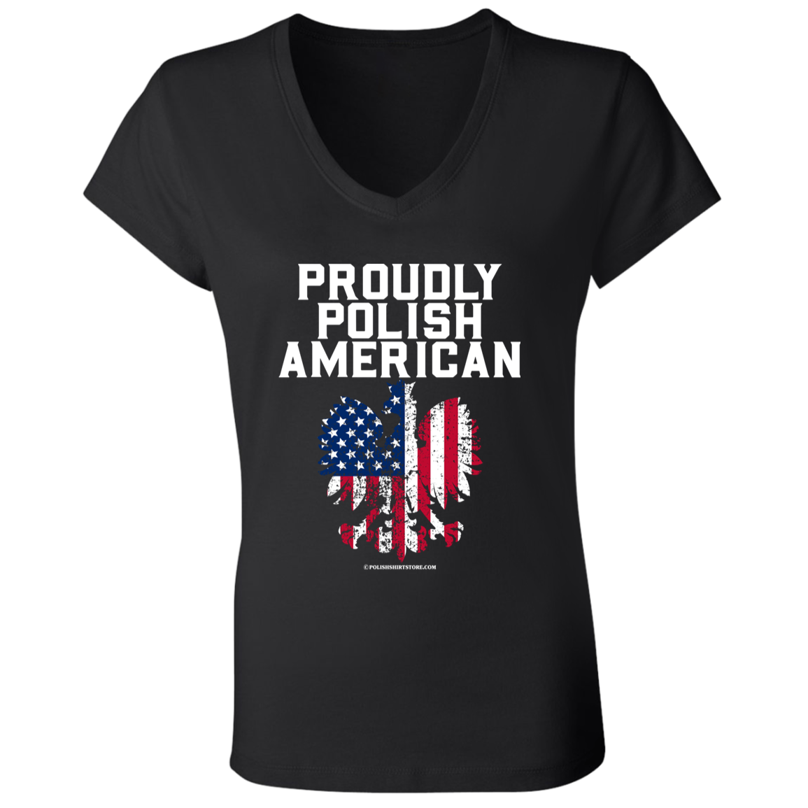 Proudly Polish American Apparel CustomCat   