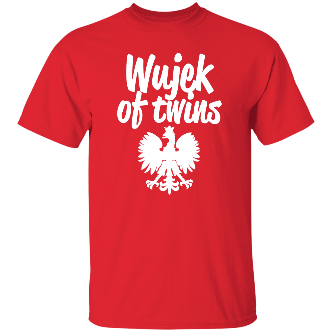 Wujek of Twins Apparel CustomCat G500 5.3 oz. T-Shirt Red S