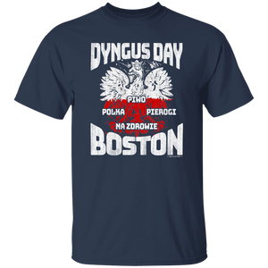 Dyngus Day Boston - G500 5.3 oz. T-Shirt / Navy / S - Polish Shirt Store