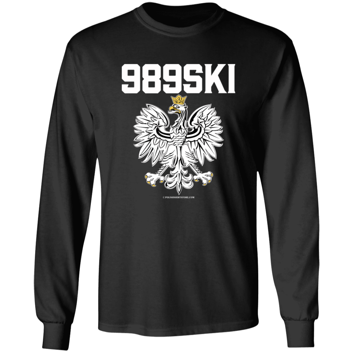 989SKI Apparel CustomCat G540 LS T-Shirt Black S