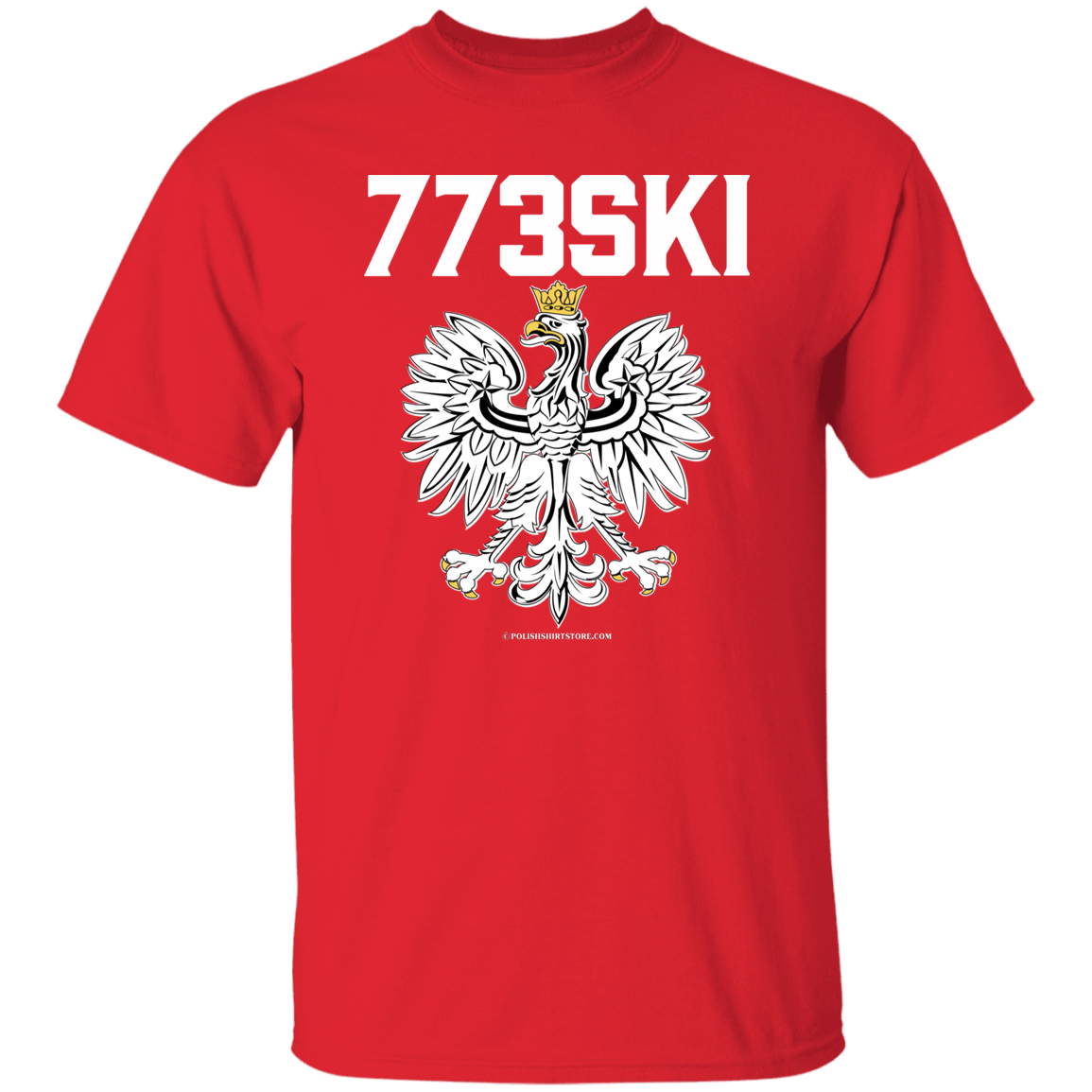 773ski Apparel CustomCat G500 5.3 oz. T-Shirt Red S