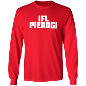 IFL Pierogi - G240 LS Ultra Cotton T-Shirt / Red / S - Polish Shirt Store