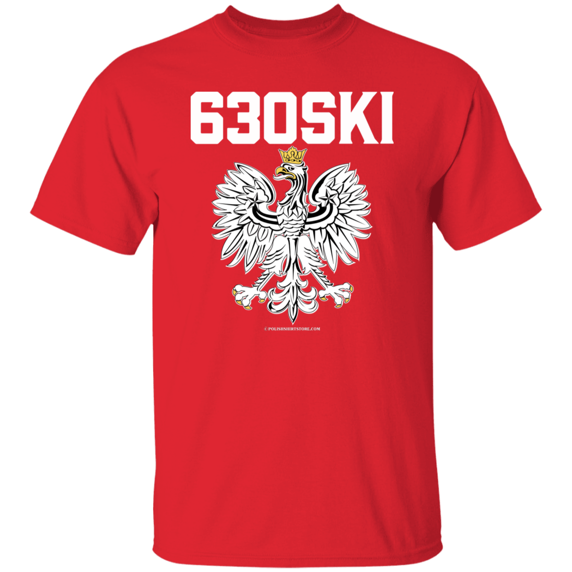 630ski Apparel CustomCat G500 5.3 oz. T-Shirt Red S
