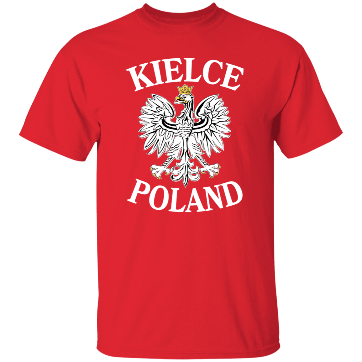 Kielce Poland T-Shirt T-Shirts CustomCat Red S 