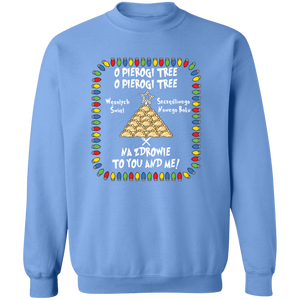 O Pierogi Tree Sweatshirt - Na Zdrowie To You And Me - Carolina Blue / S - Polish Shirt Store
