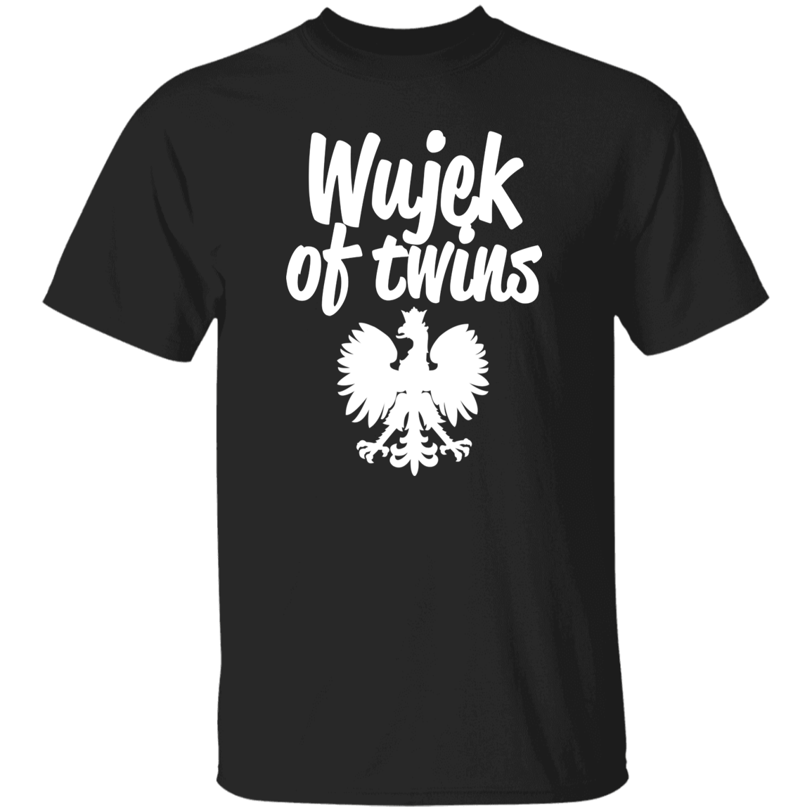Wujek of Twins Apparel CustomCat G500 5.3 oz. T-Shirt Black S