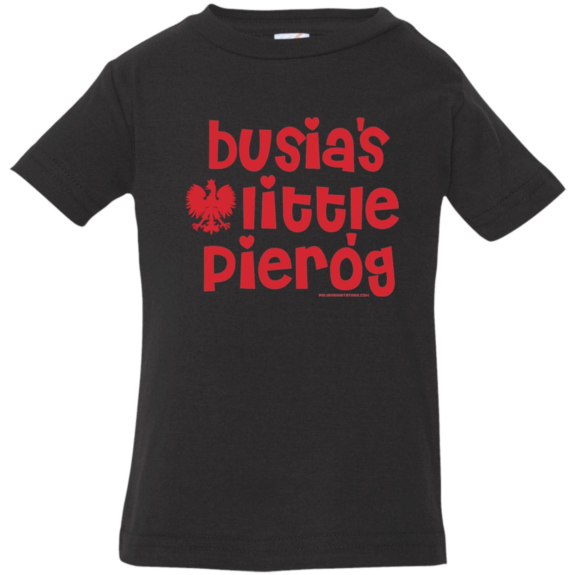 Busia's Little Pierogi Infant & Toddler T-Shirt Apparel CustomCat Infant  T-Shirt Black 6 Months