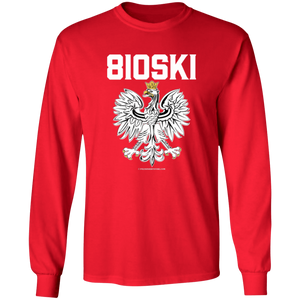 810ski - G240 LS Ultra Cotton T-Shirt / Red / S - Polish Shirt Store