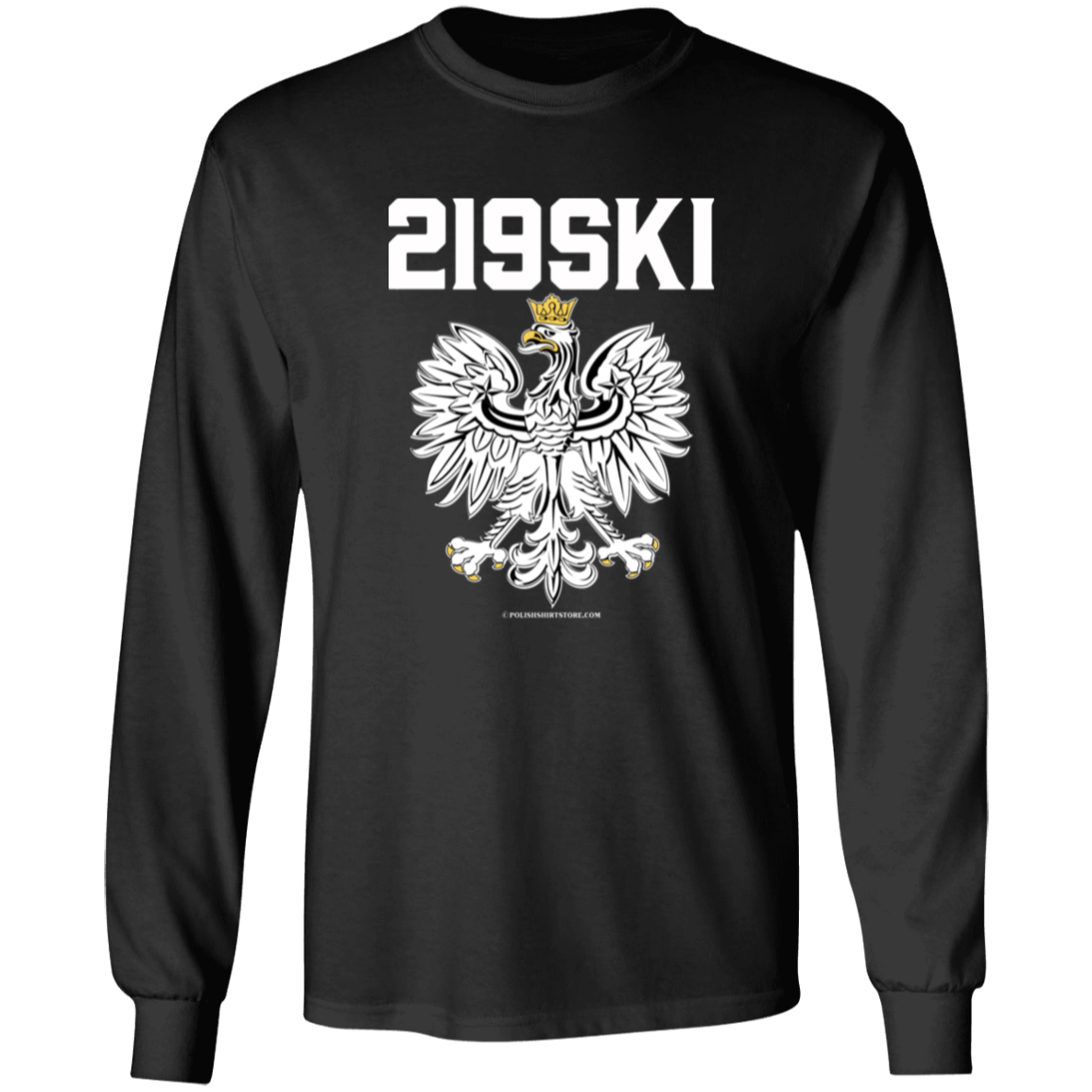 219SKI Apparel CustomCat G240 LS Ultra Cotton T-Shirt Black S