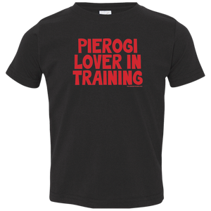 Pierogi Lover In Training Infant & Toddler T-Shirt - Toddler T-Shirt / Black / 2T - Polish Shirt Store
