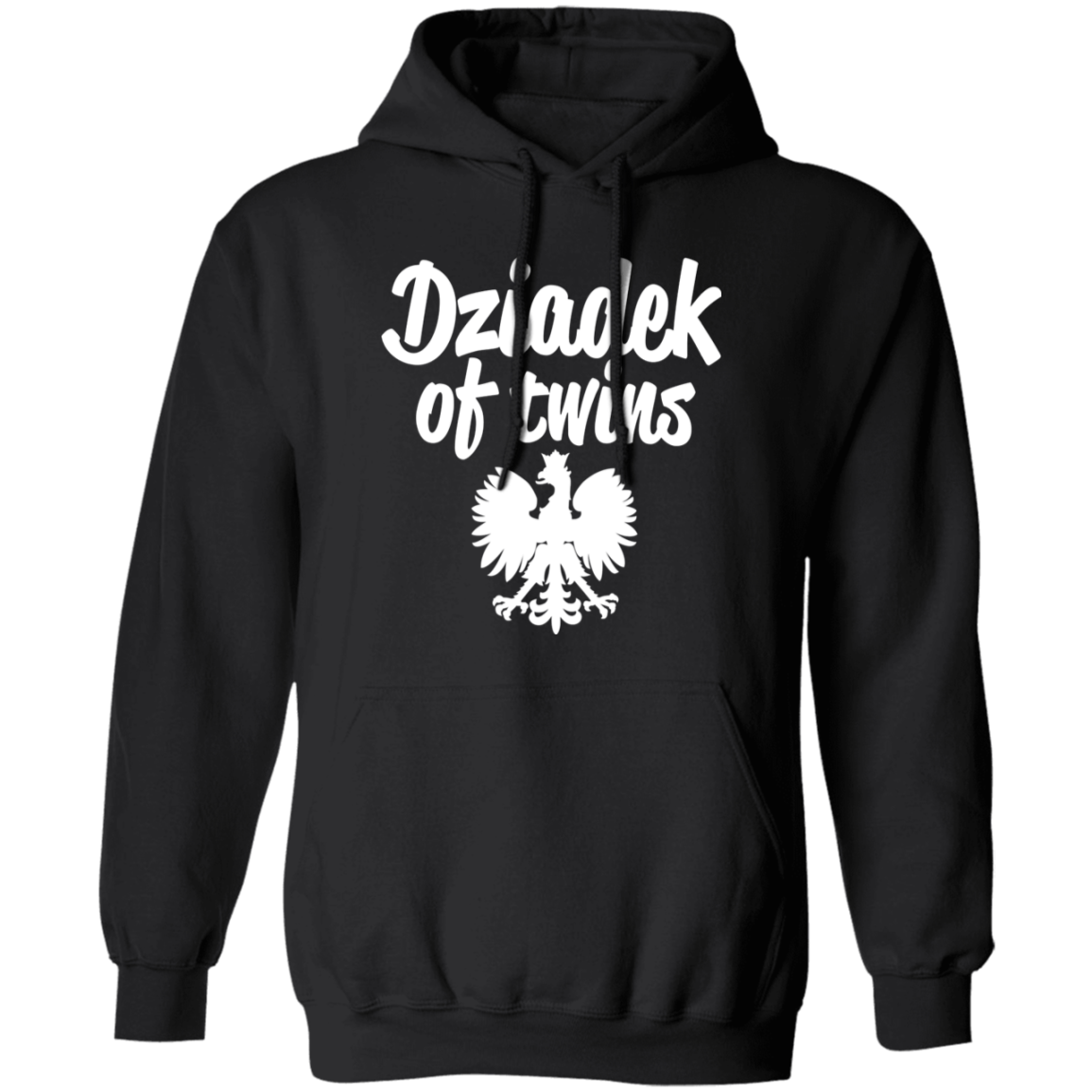Dziadek of Twins Apparel CustomCat G185 Pullover Hoodie Black S
