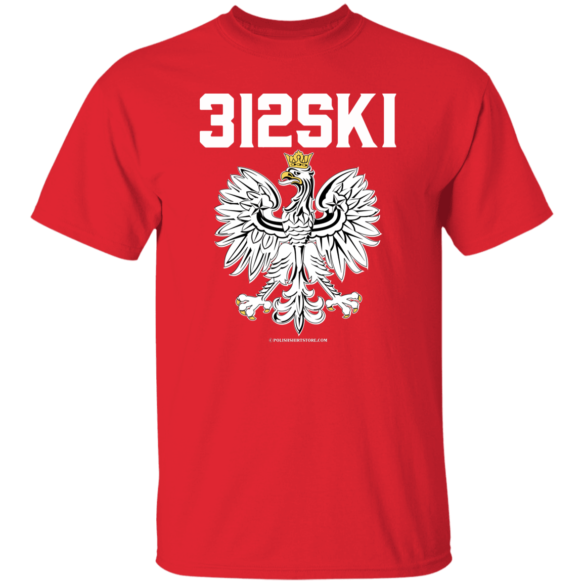 312SKI Apparel CustomCat G500 5.3 oz. T-Shirt Red S