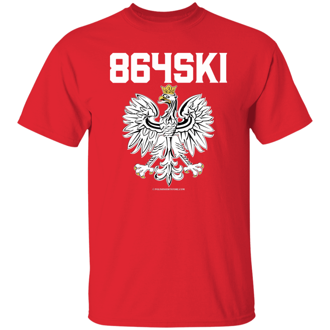 864SKI Apparel CustomCat G500 5.3 oz. T-Shirt Red S