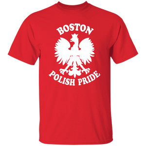 Boston Polish Pride - G500 5.3 oz. T-Shirt / Red / S - Polish Shirt Store
