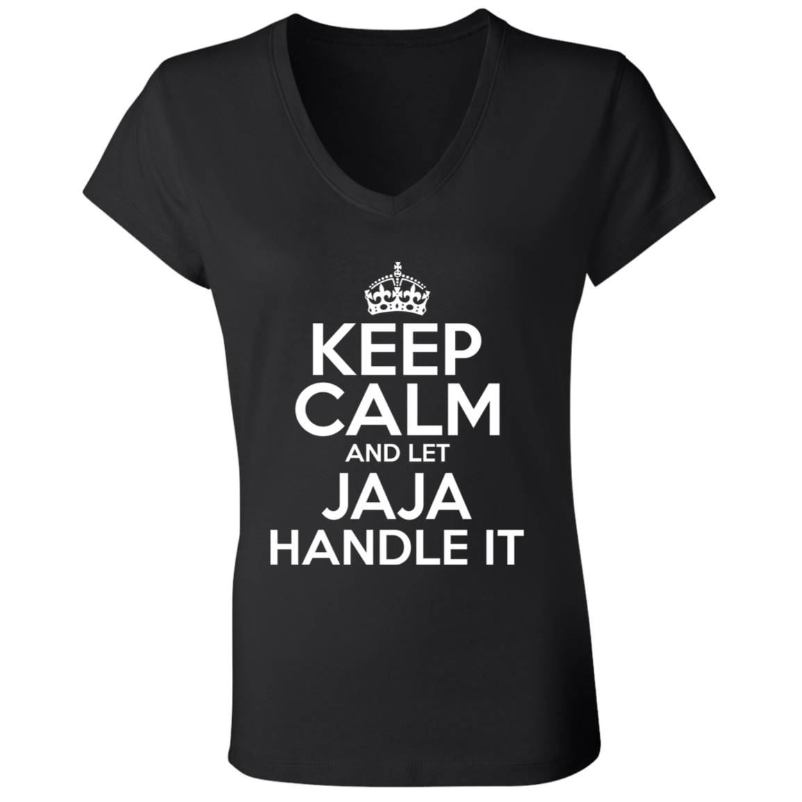 Keep Calm And Let Jaja Handle It Apparel CustomCat   