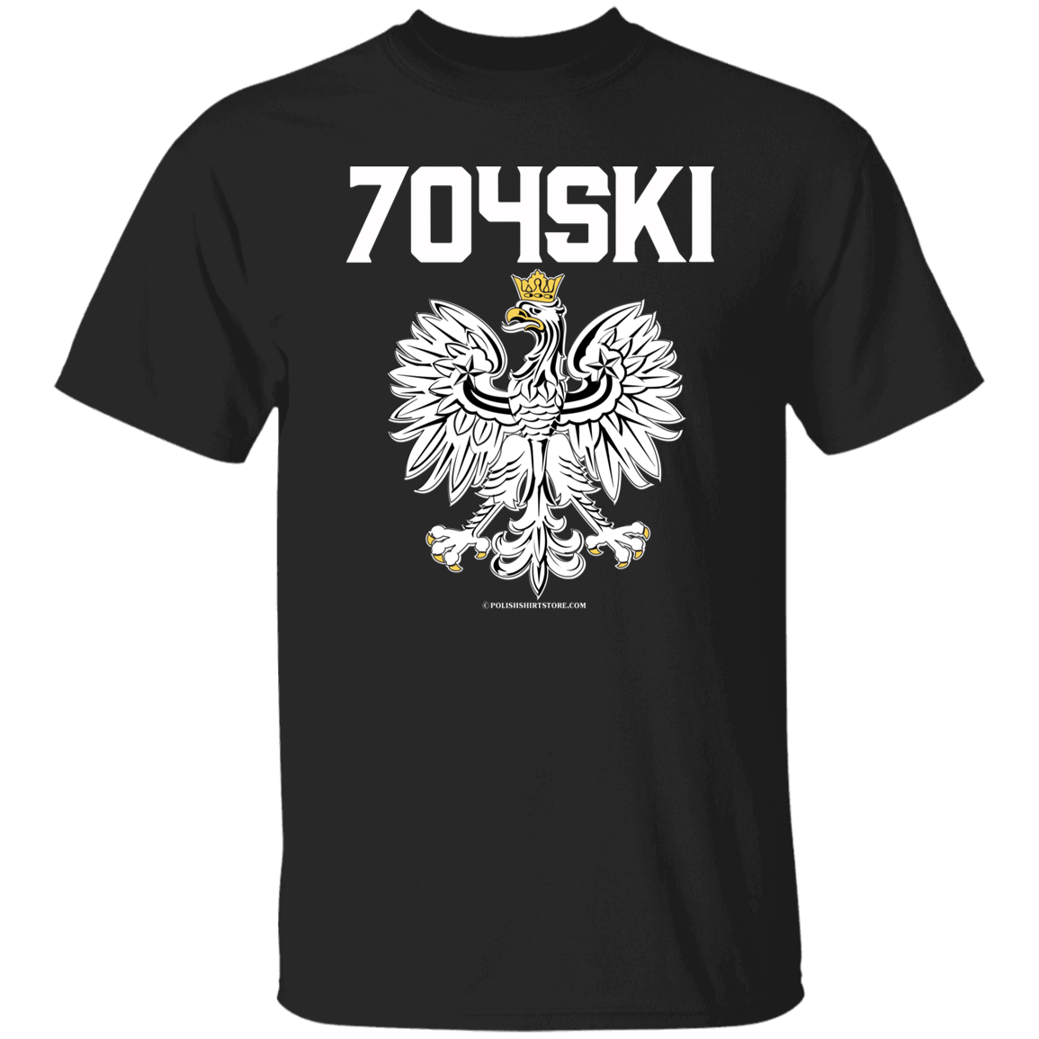 704SKI Apparel CustomCat G500 5.3 oz. T-Shirt Black S